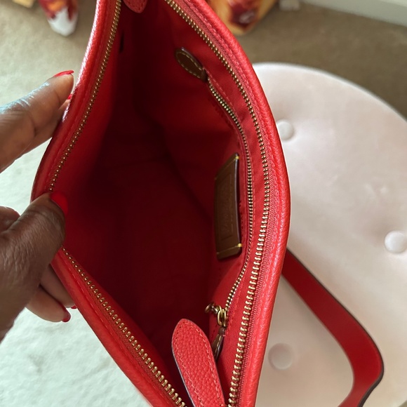 COACH C8482 Small Dufflette Light Coral Polished Pebbled  COACH  Small Dufflette Bag - C8482 - Crossbody